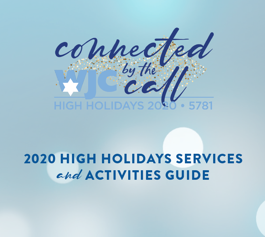 WJC 2020 High Holidays Services & Activities Guide