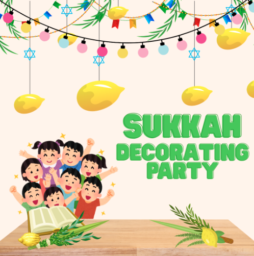 WJC Sukkah Decorating Party